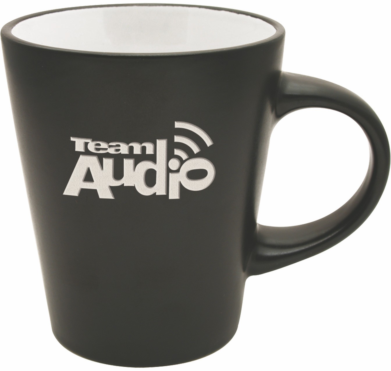 Picture of 12 Oz. Noir Collection Ceramic Mug - Deep Etched