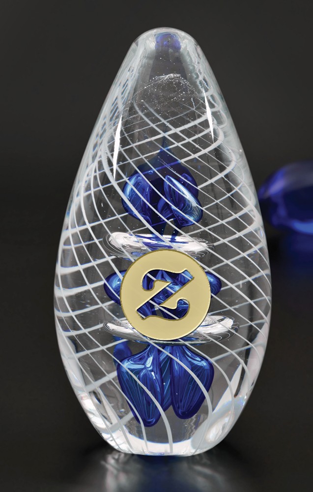 Picture of Glacier Swirl Art Glass Award