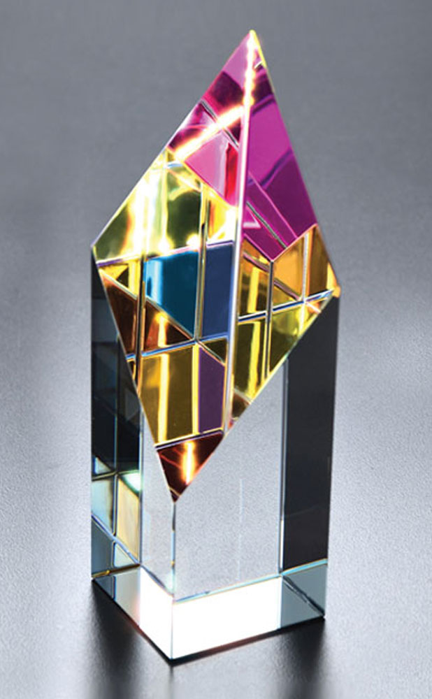 Picture of Large Opti-Prism Optical Crystal Award