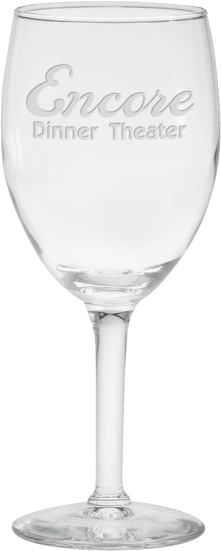 Picture of 8 Oz. Wine Glass - Etched