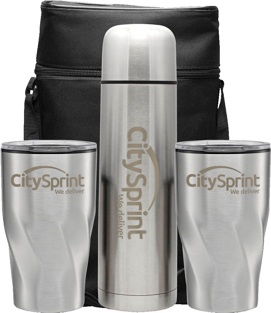Picture of 16 Oz. Explorer Tumbler Gift Set - Laser Etched