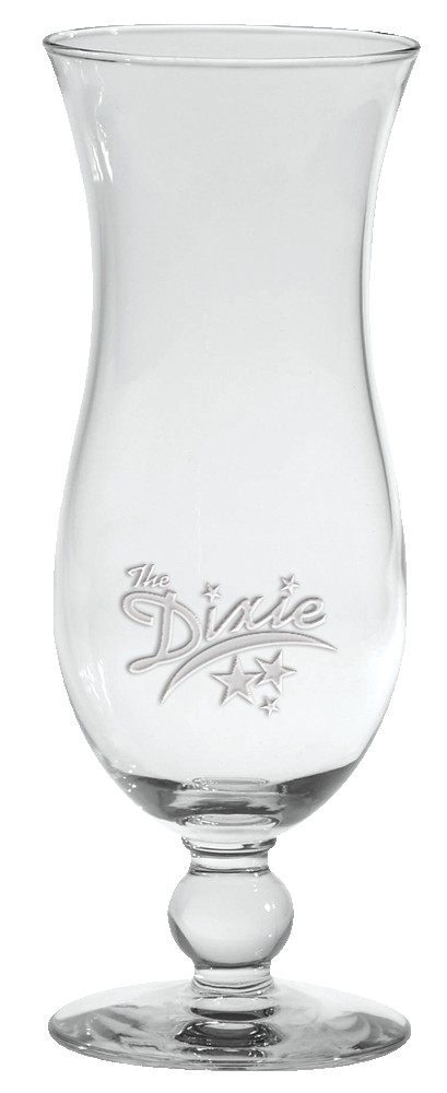 Picture of 15 Oz. Footed Hurricane Vase Glass - Deep Etched