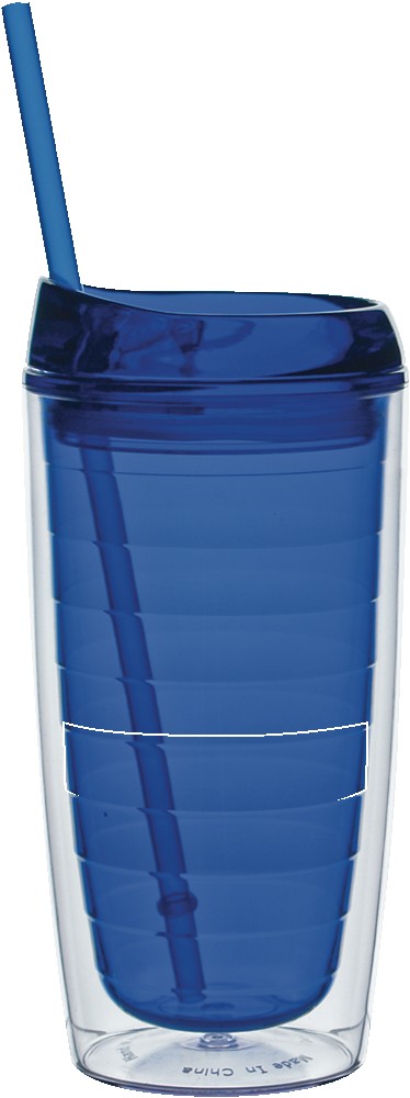 Picture of 15 Oz. Cool Cup Collection Cup w/Color Matching Lid & Straw