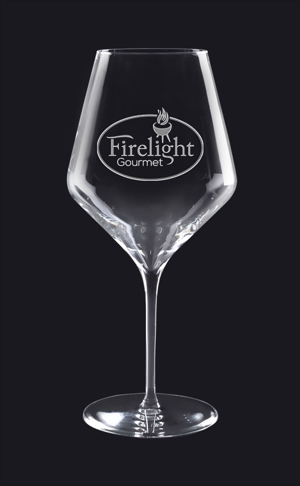 Picture of 24 Oz. Prism Red Wine Glass - Deep Etched