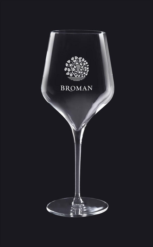 Picture of 16 Oz. Prism White Wine Glass - Deep Etched