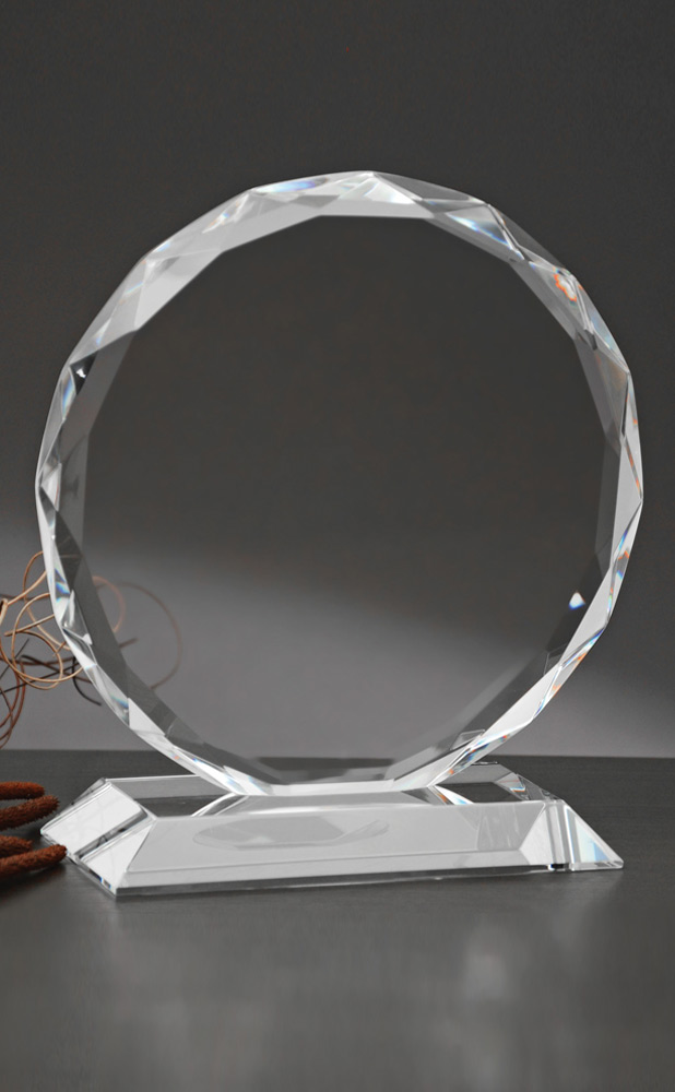 Picture of Large Ravenna Optical Crystal Award
