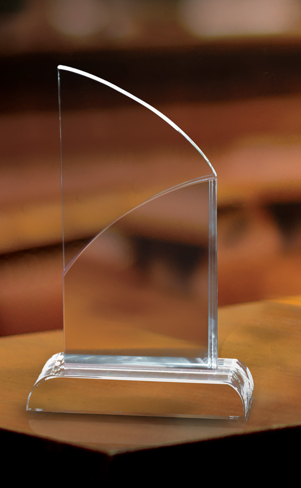 Picture of Small Intersect Crystal Award