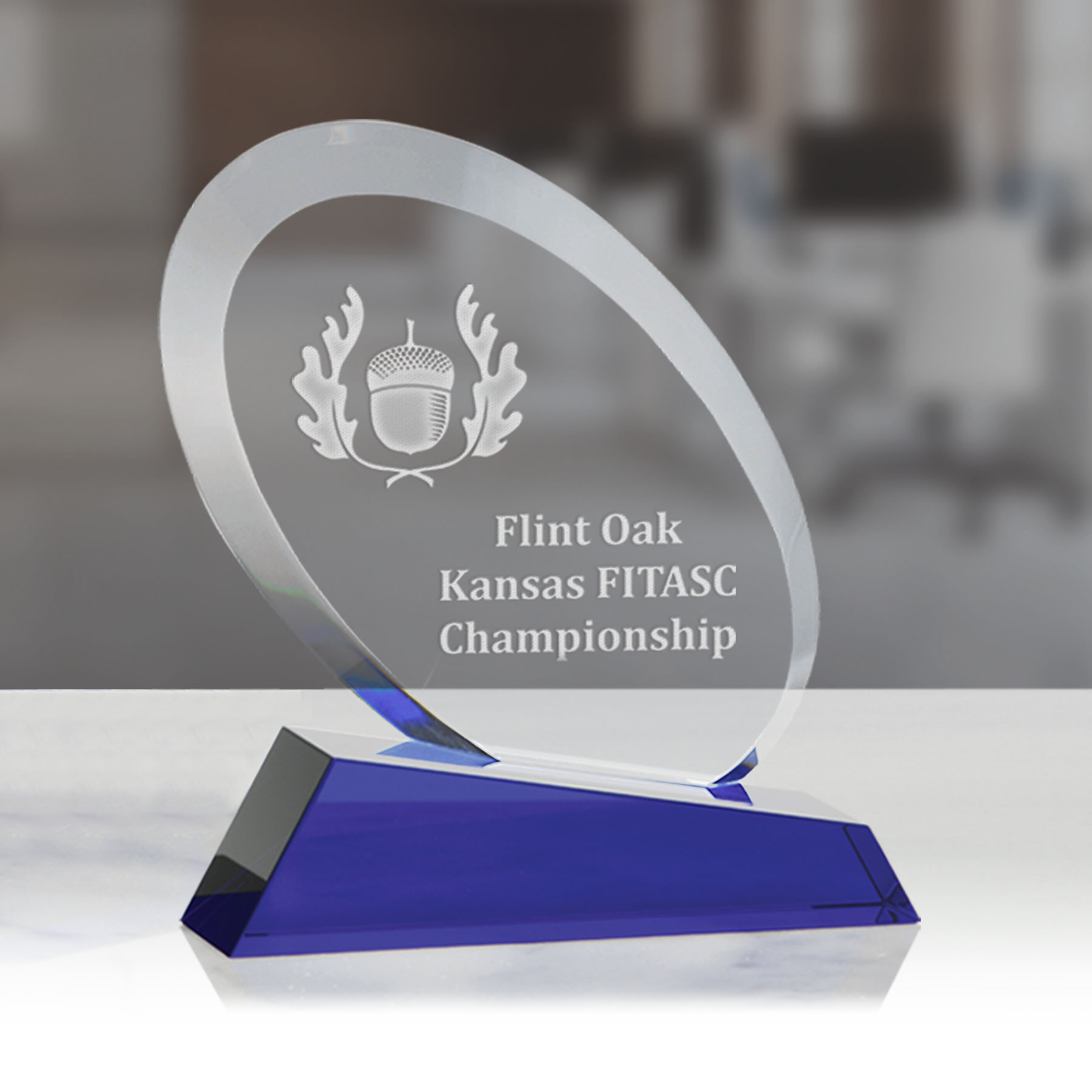 Picture of Medium Parabola Optical Crystal Award