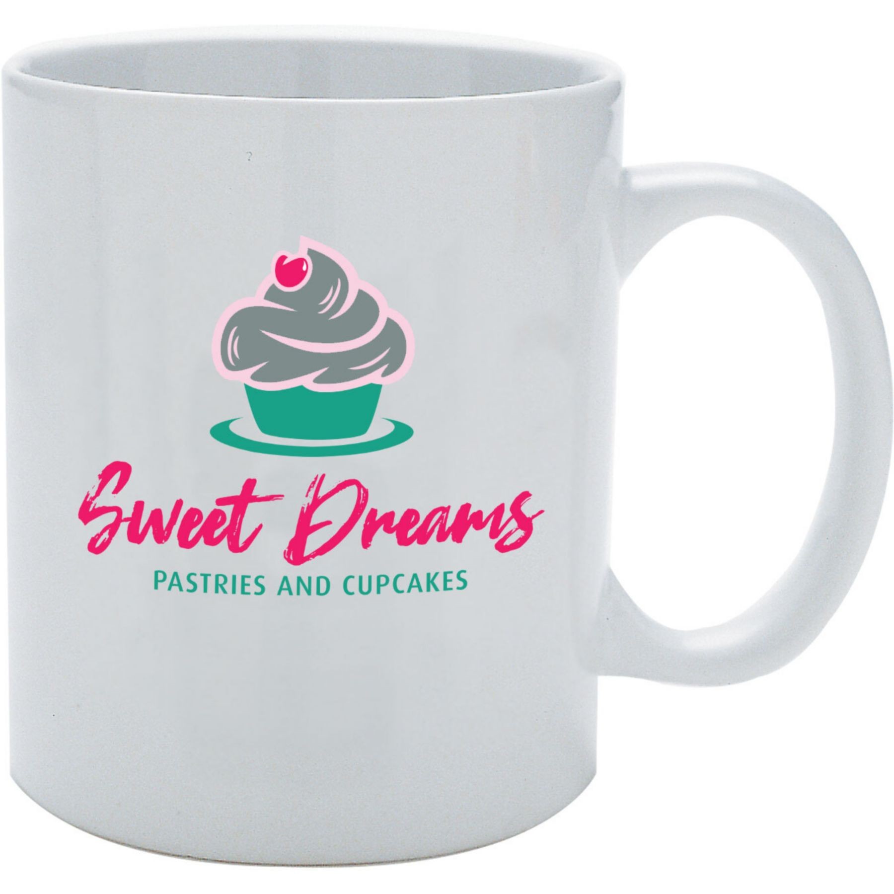 Picture of Full Color White Ceramic Mug 11 Oz.