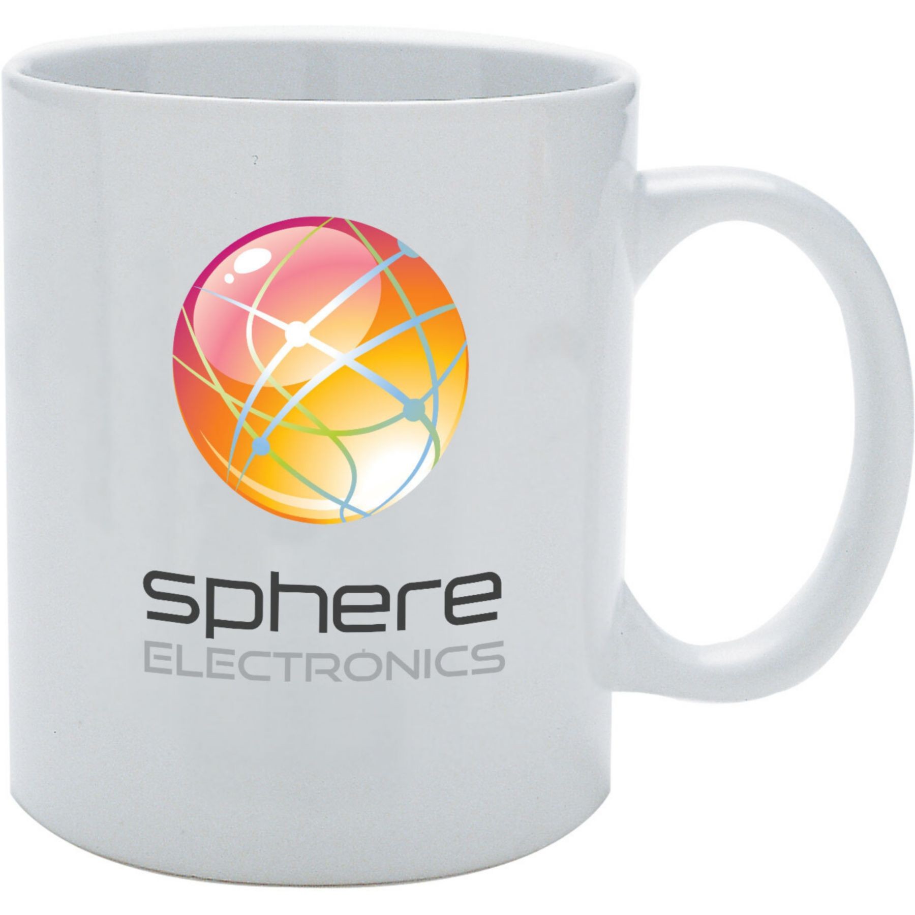Picture of Full Color White Ceramic Mug 11 Oz.