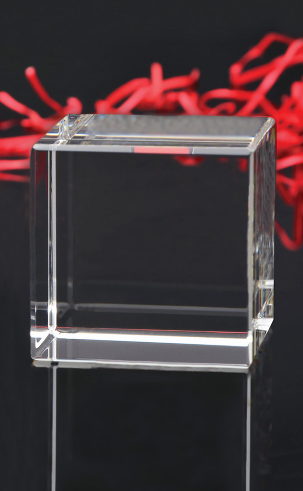 Picture of Large Cube Paperweight Award