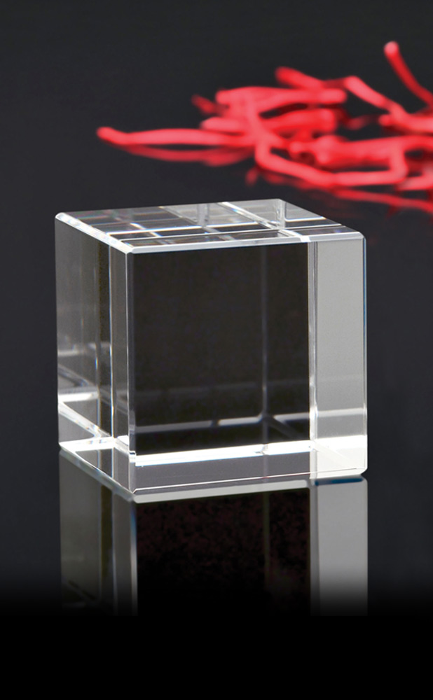 Picture of Small Cube Paperweight Award
