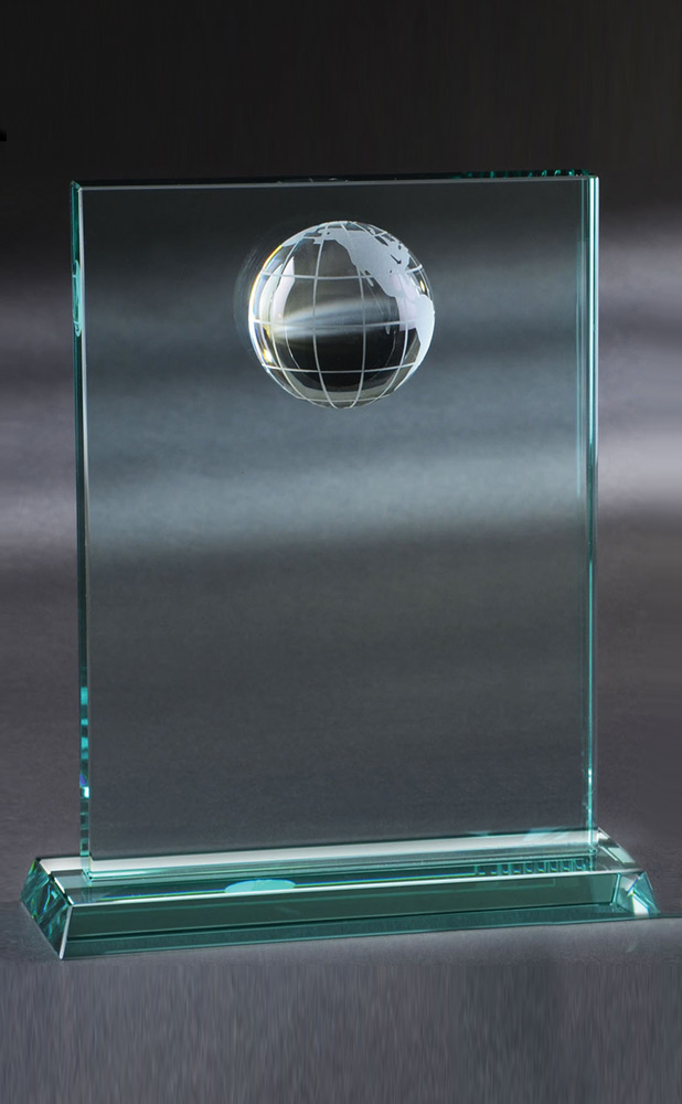 Picture of Large Worldview Jade Crystal Award