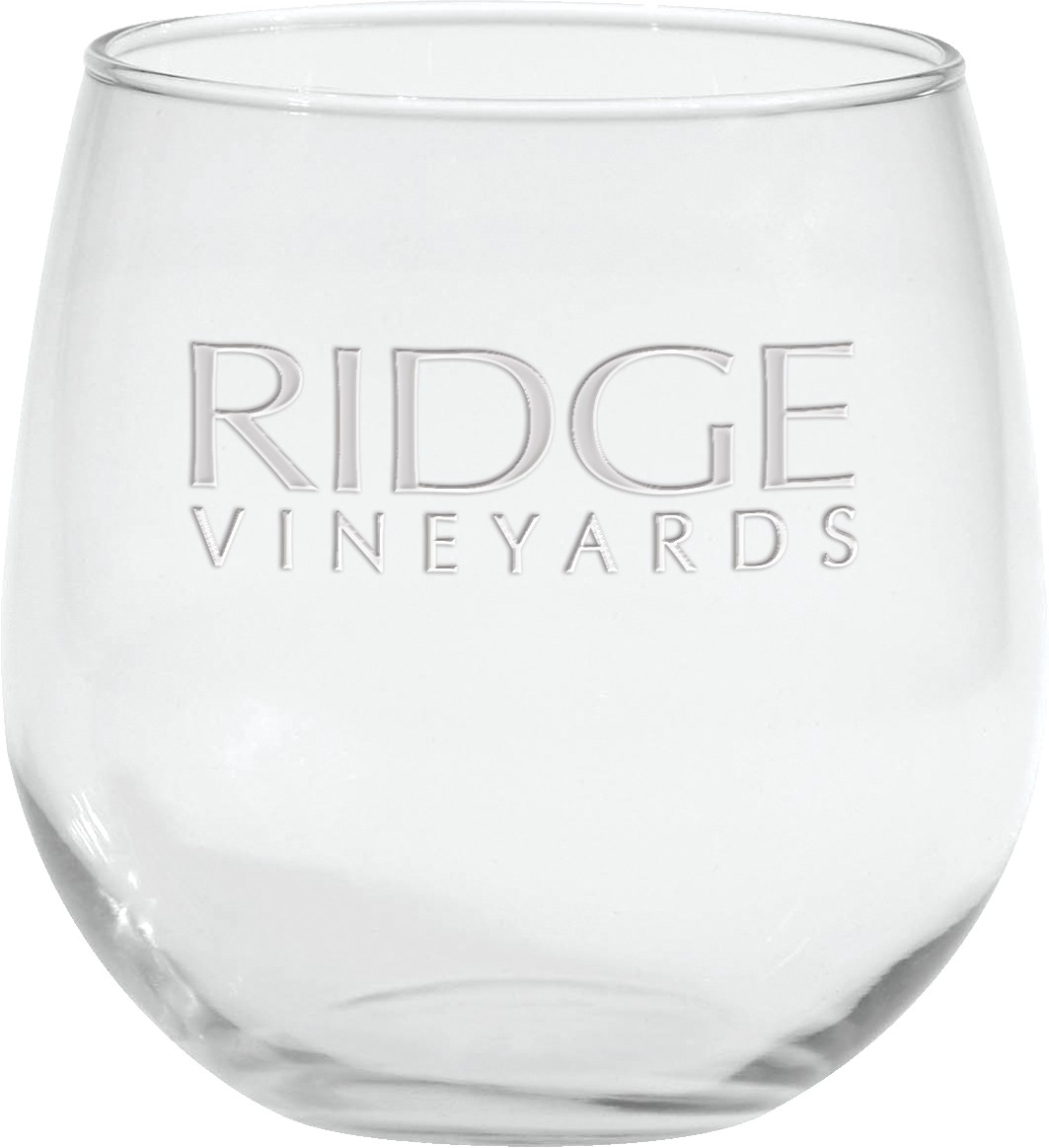 Picture of 16.75 Oz. Stemless Red Wine Glass - Etched