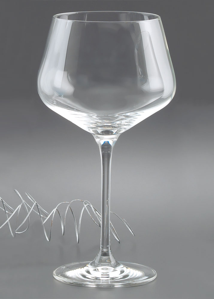 Picture of 23 Oz. Rona Burgundy Stemware - Etched