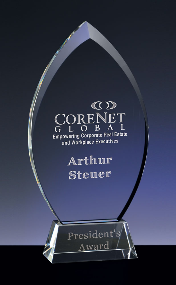 Picture of Large Prestige Optical Crystal Award