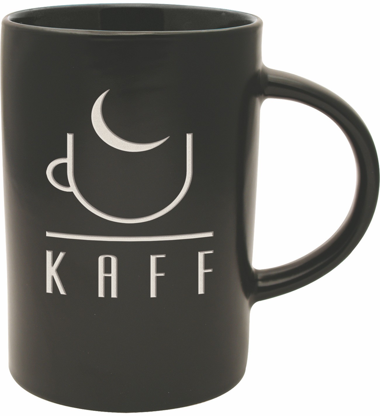 Picture of 14 Oz. Midnight Café Collection Ceramic Mug - Deep Etched