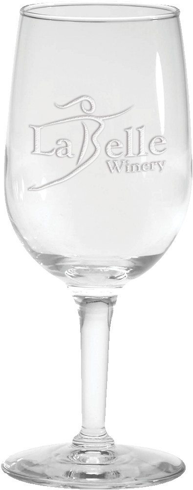 Picture of 6.5 Oz. Tall Wine Glass - Deep Etched