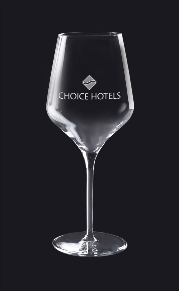 Picture of 20 Oz. Prism White Wine Glass - Deep Etched