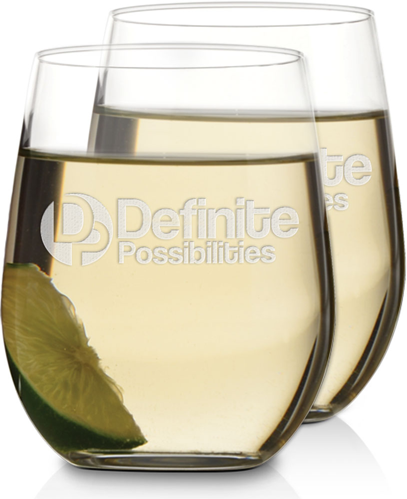 Picture of O Series Chardonnay Stemless Wine Glass (Set of 2)