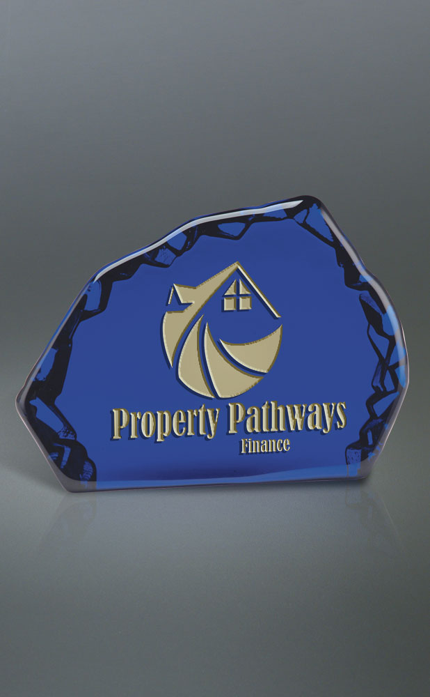 Picture of Cobalt Blue Medium Iceberg Award