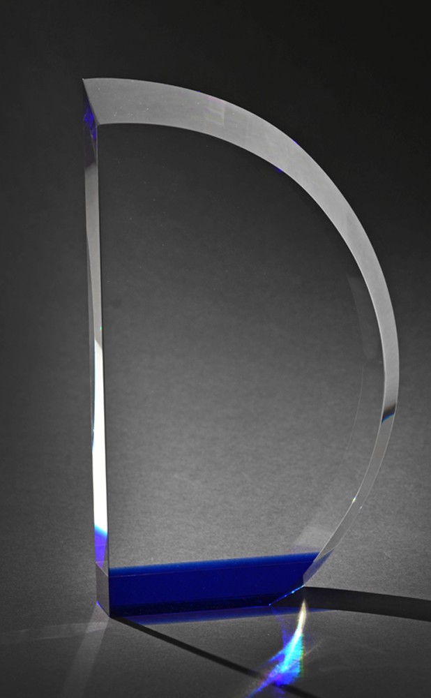 Picture of Cobalt Curve Crystal Award