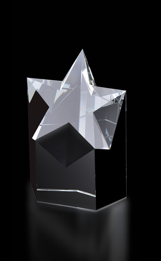 Picture of Small Superstar Optical Crystal Award