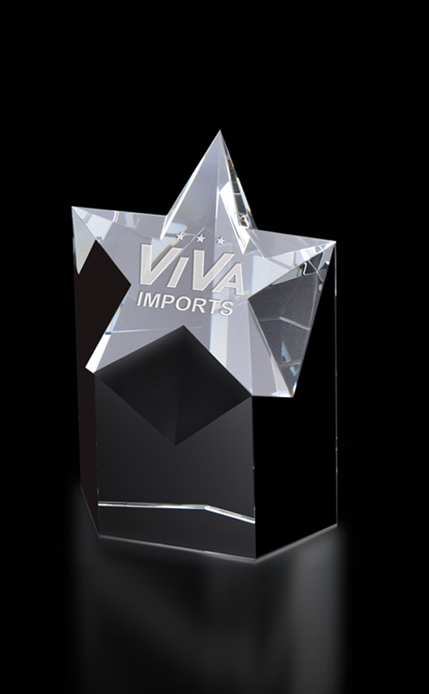 Picture of Small Superstar Optical Crystal Award