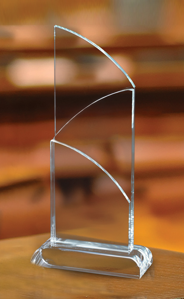 Picture of Large Intersect Crystal Award