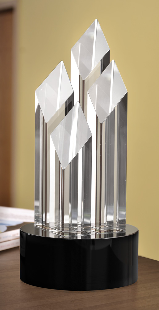 Picture of Majestic Diamond Tower Optical Crystal Award