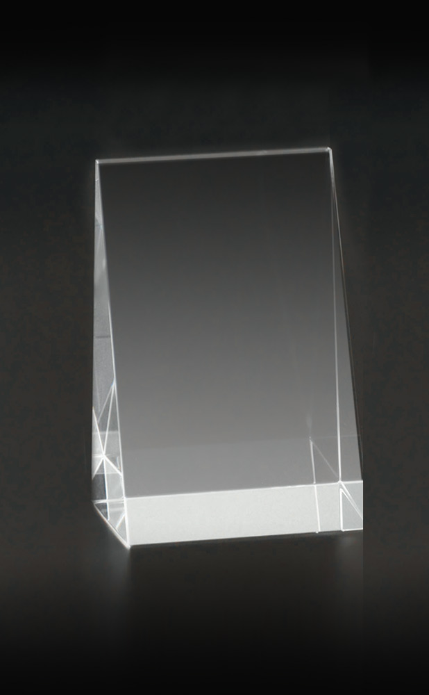 Picture of Small Wedge Optical Crystal Award
