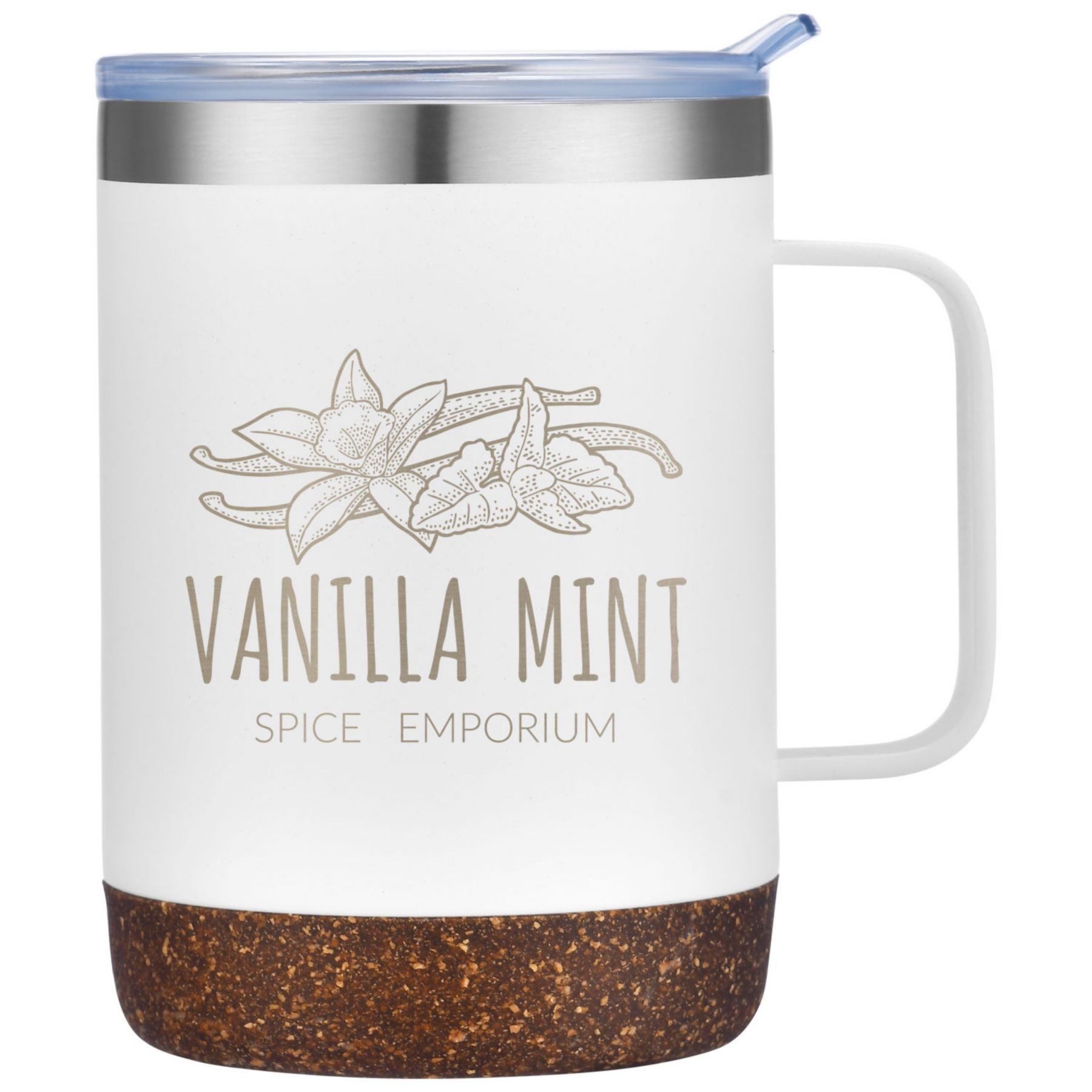 Picture of Saratoga Powder Coated Cork Bottom Mug 12 Oz