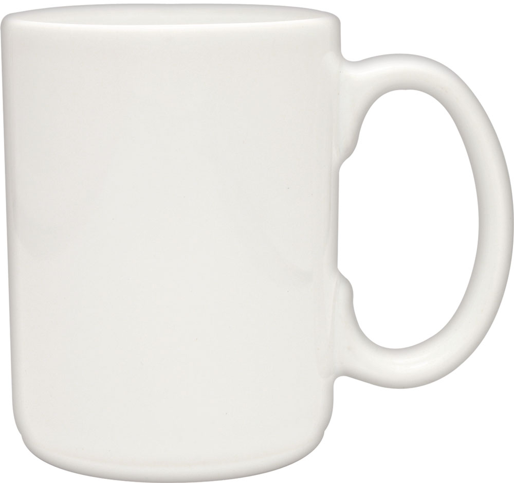 Picture of 15 Oz. White Atlas Collection Ceramic Mug