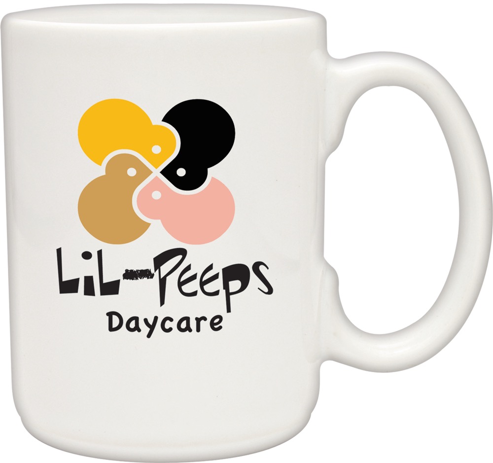 Picture of 15 Oz. White Atlas Collection Ceramic Mug