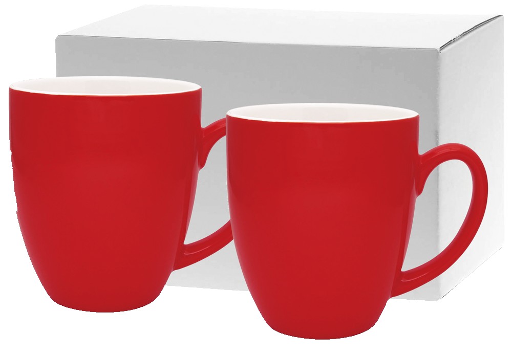 Picture of 16 Oz. Duo-Tone Bistro Etched Gift Set