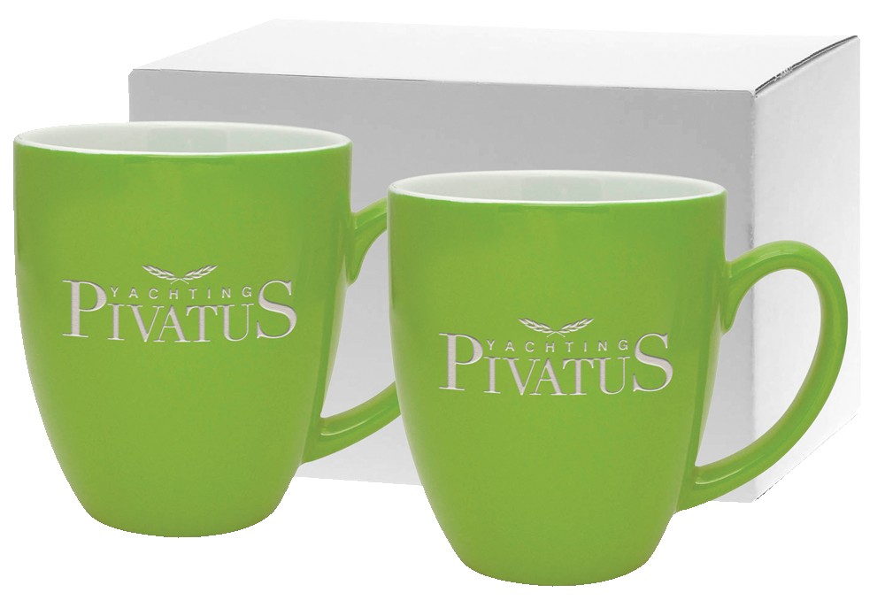 Picture of 16 Oz. Duo-Tone Bistro Etched Gift Set
