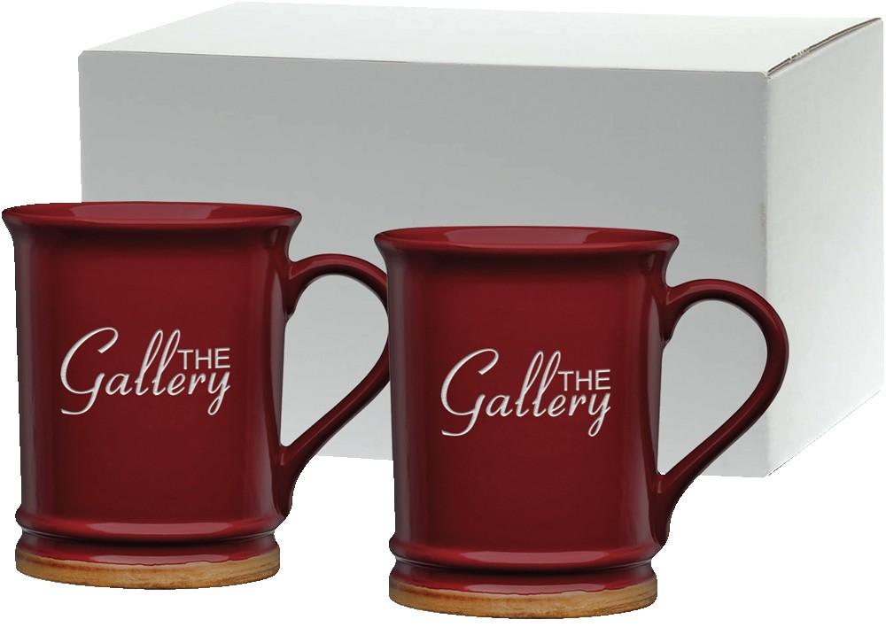 Picture of 17 Oz. Etched Allure Collection Ceramic Mug Gift Set