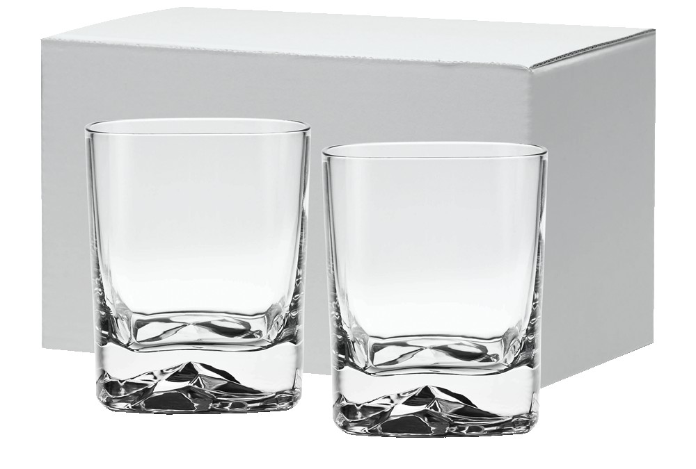 Picture of 13.5 oz Etched Square Glacier OTR Gift Set
