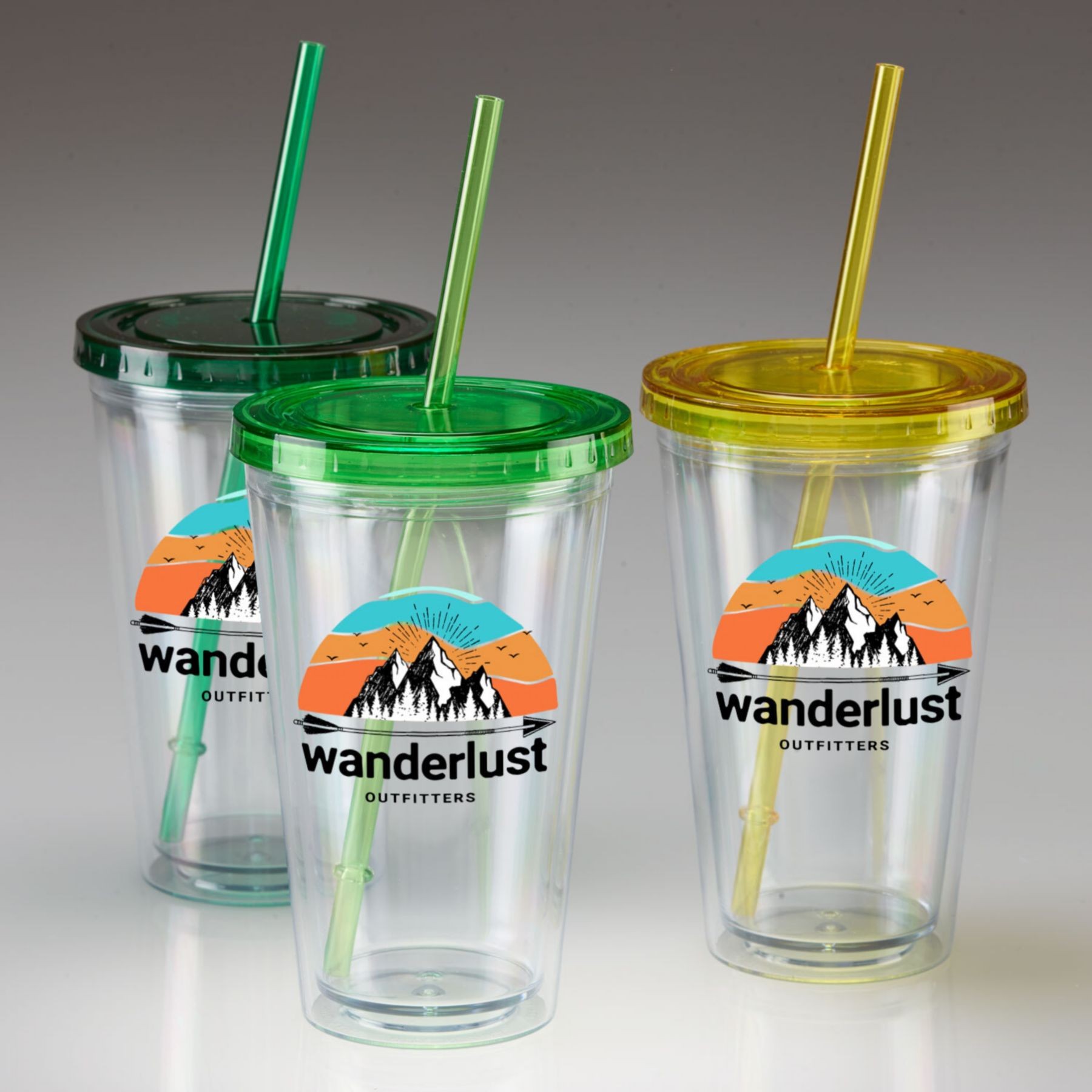 Picture of Full Color Wrap Sunsplash Tumbler 16 Oz