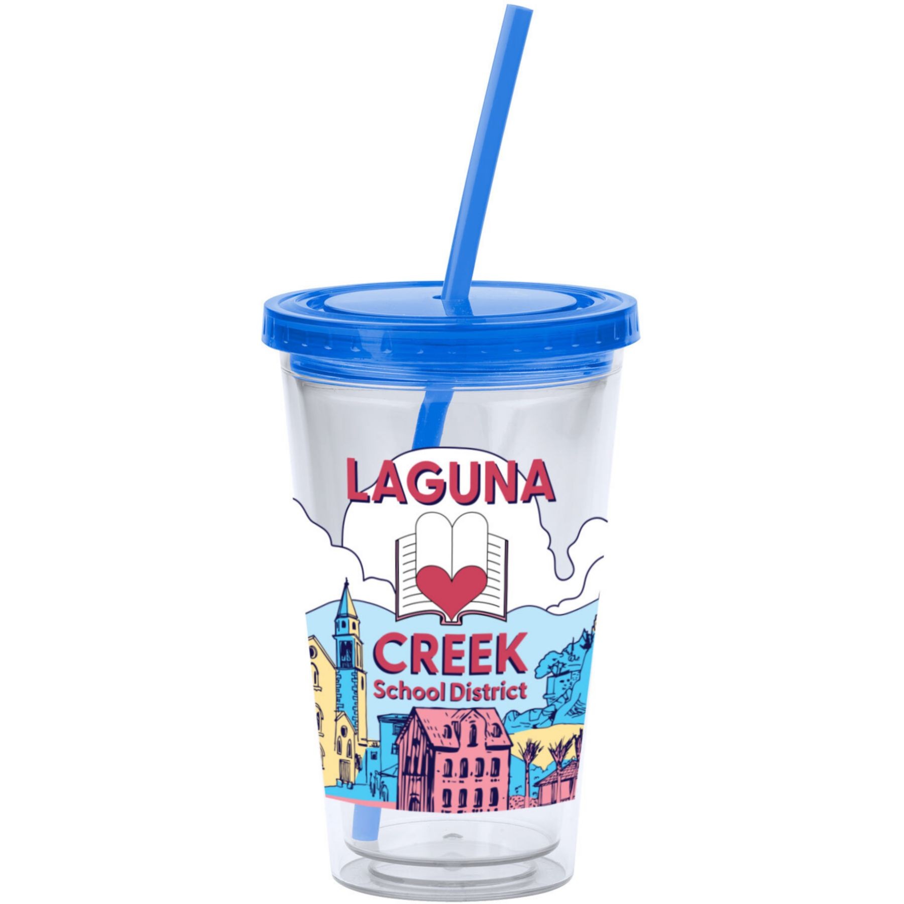 Picture of Full Color Wrap Sunsplash Tumbler 16 Oz