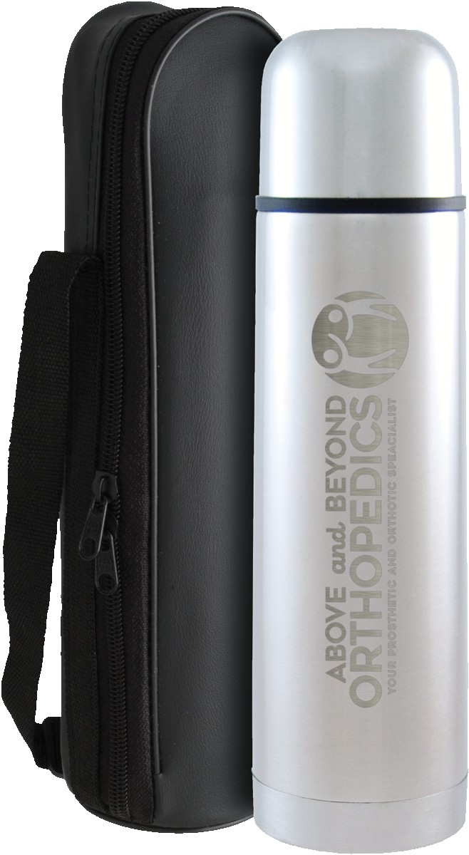 Picture of 16.9 oz. Laser Etched Stainless Steel Thermos with Case