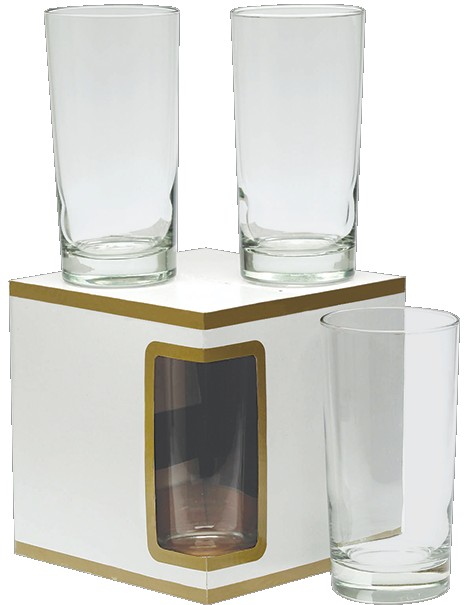 Picture of Premium Deluxe Beverage Glasses (Set Of 4) - Etched