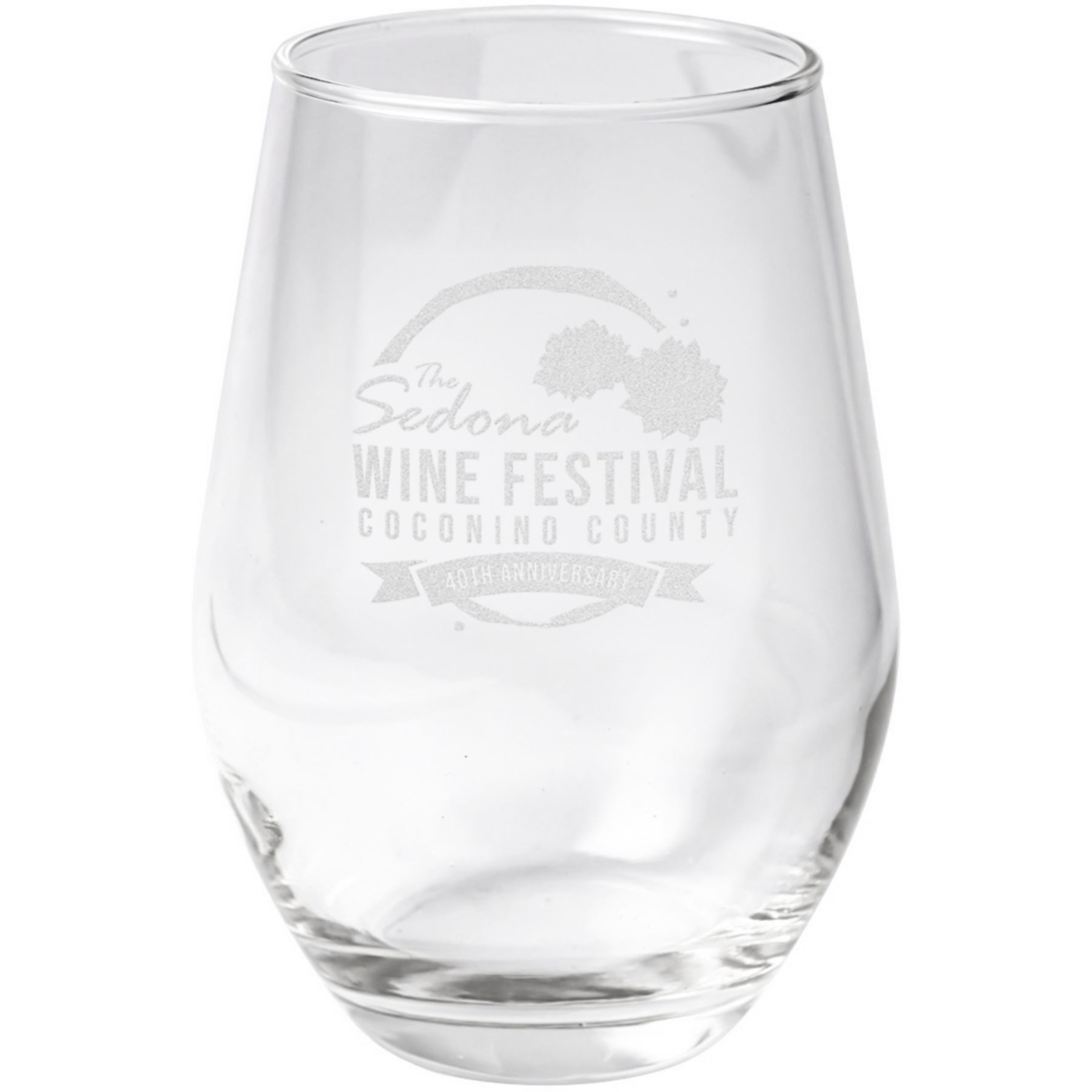 Picture of Etched Stemless Wine Glass 11.5 Oz