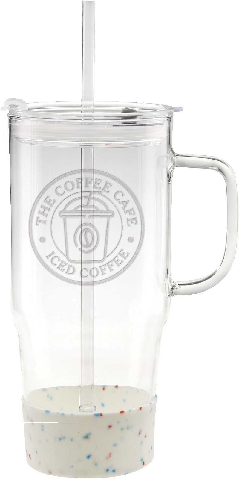 Picture of 40 Oz. Etched Café America® Borosilicate Glass Tumbler