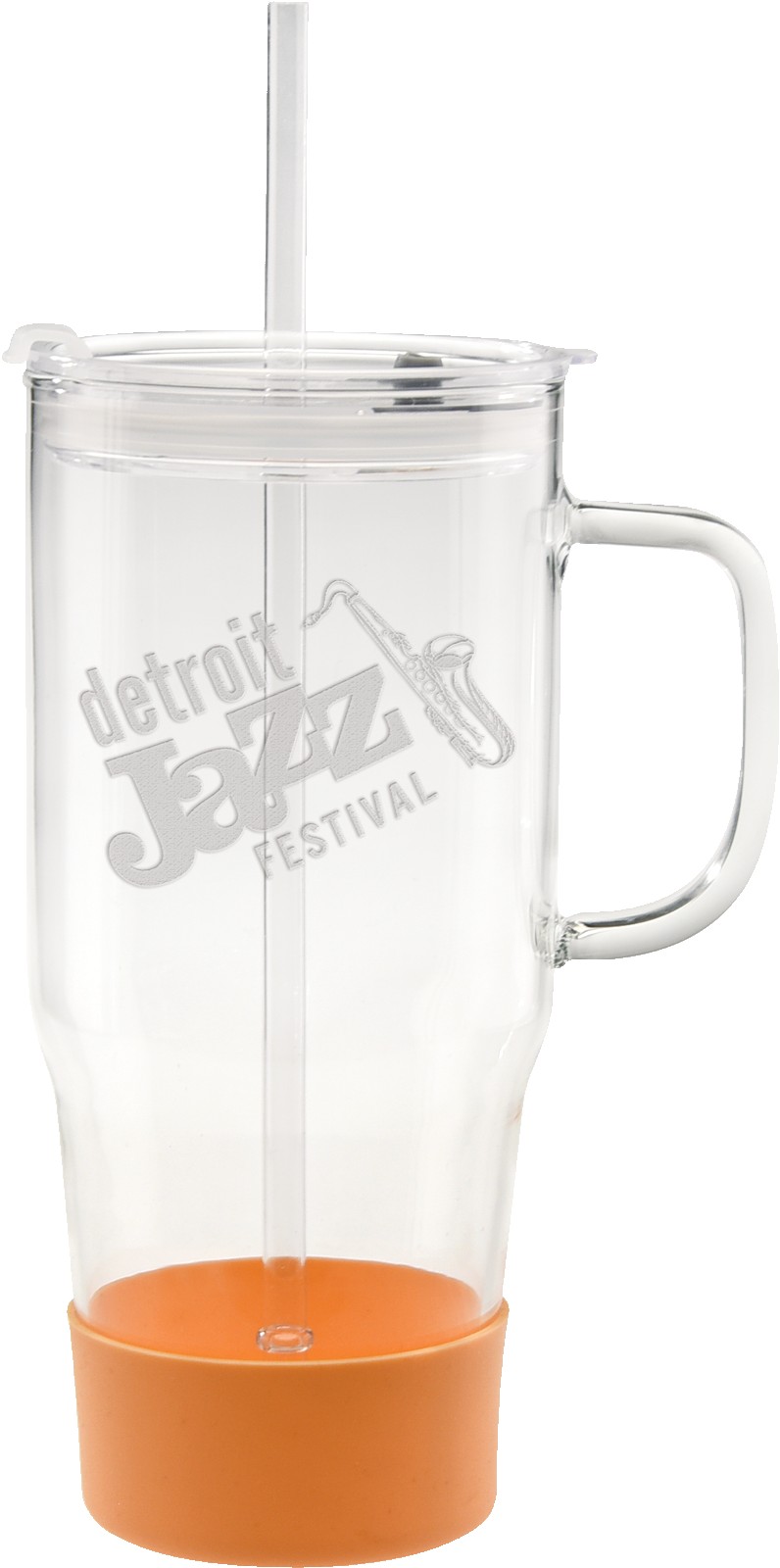 Picture of 40 Oz. Etched Café America® Borosilicate Glass Tumbler