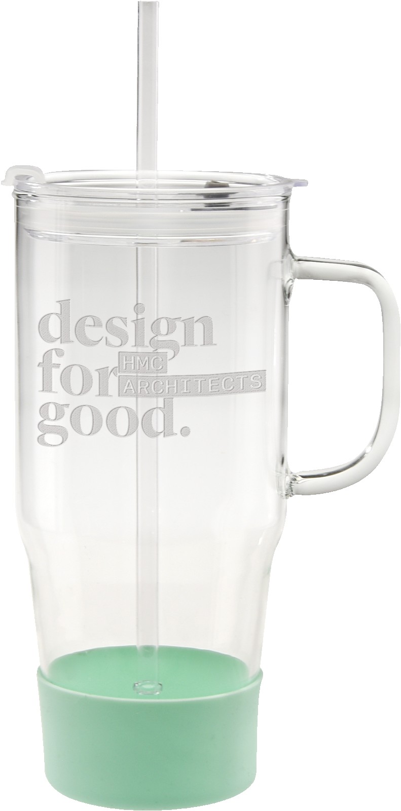 Picture of 40 Oz. Etched Café America® Borosilicate Glass Tumbler