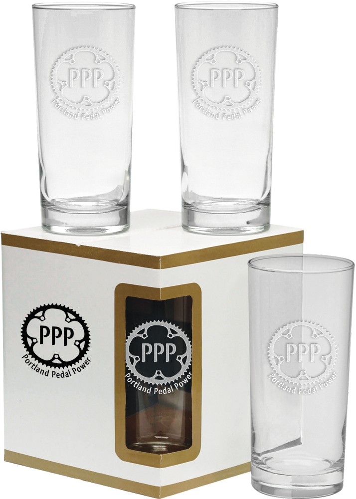 Picture of Premium Deluxe Cooler Glasses Set Of 4 - Etched