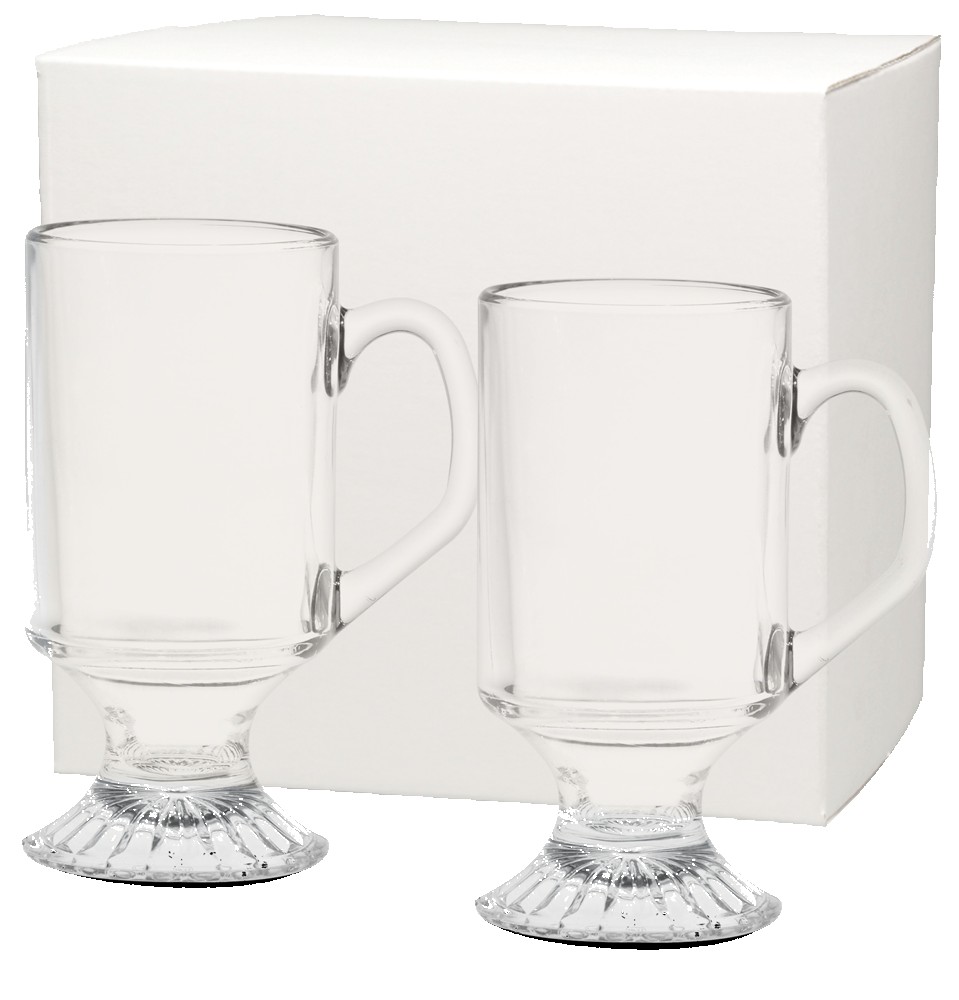 Picture of 10 oz. Etched Irish Coffee Mug Gift Set