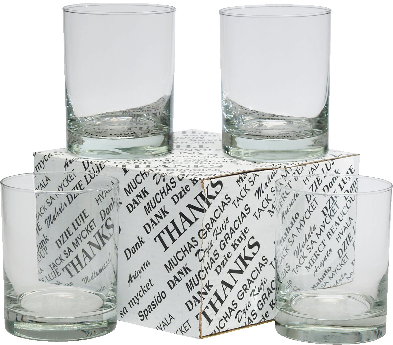 Picture of 14 Oz. DOF Thank You Set (4 Piece)- Etched