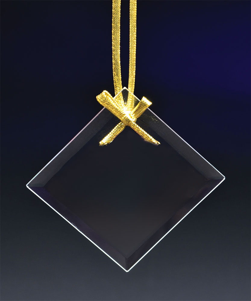 Picture of Jade Square Ornament w/ Jet Directt Imprint